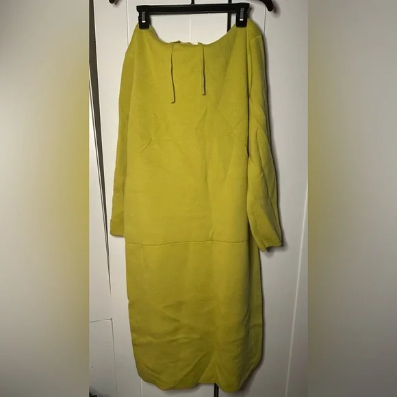 Jnby | Dresses | Jnby Designer Lime Green Hoodie Dress | Poshmark